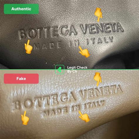 bottega veneta fake vs real